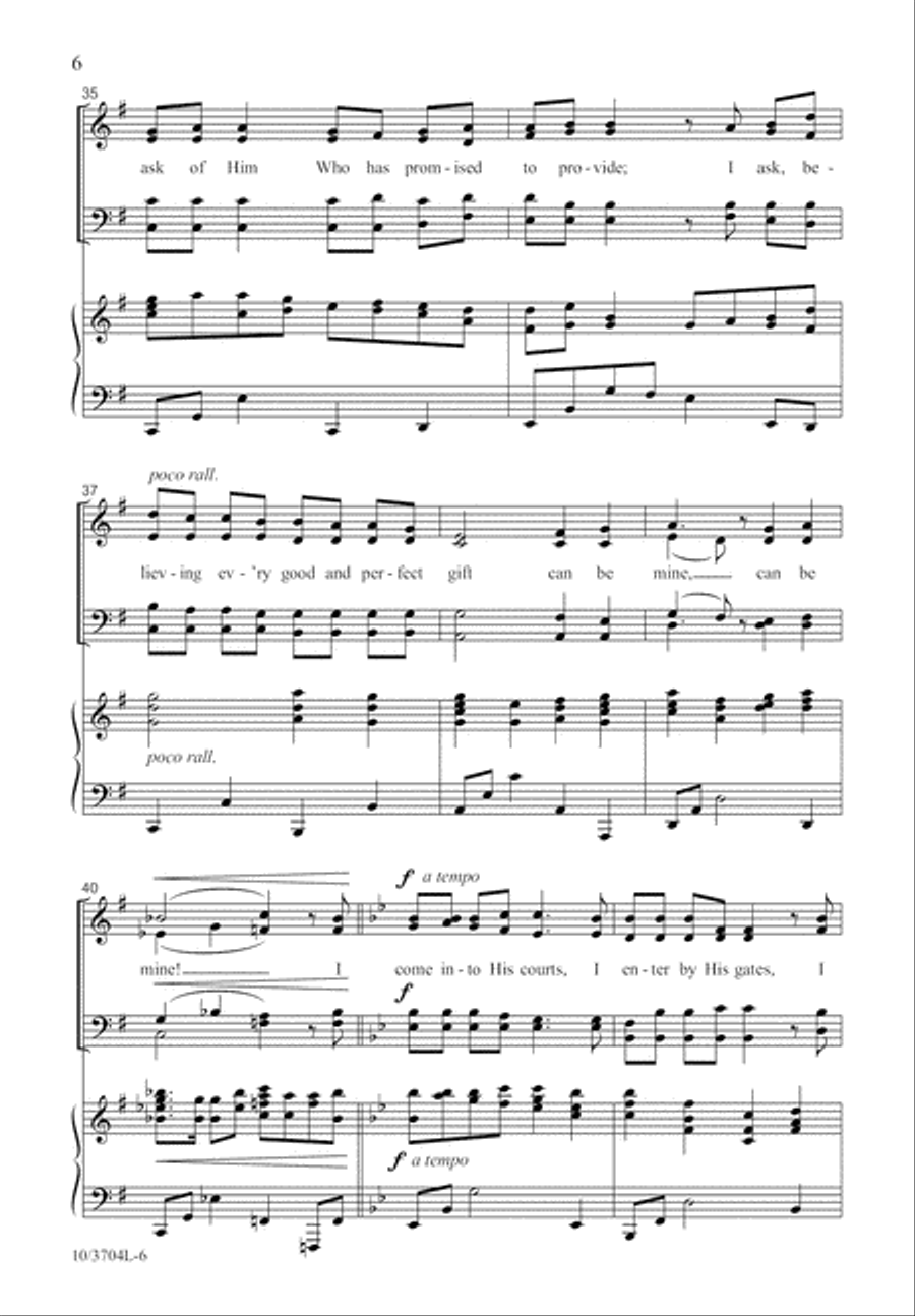 To Touch the Heart of God 4-Part scores gallery preview page 7