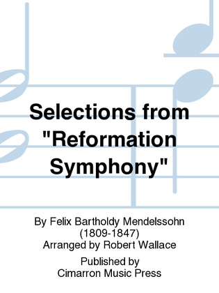 Book cover for Selections from Reformation Symphony