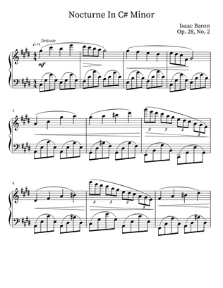 Nocturne in C# Minor. Op. 28, No. 2