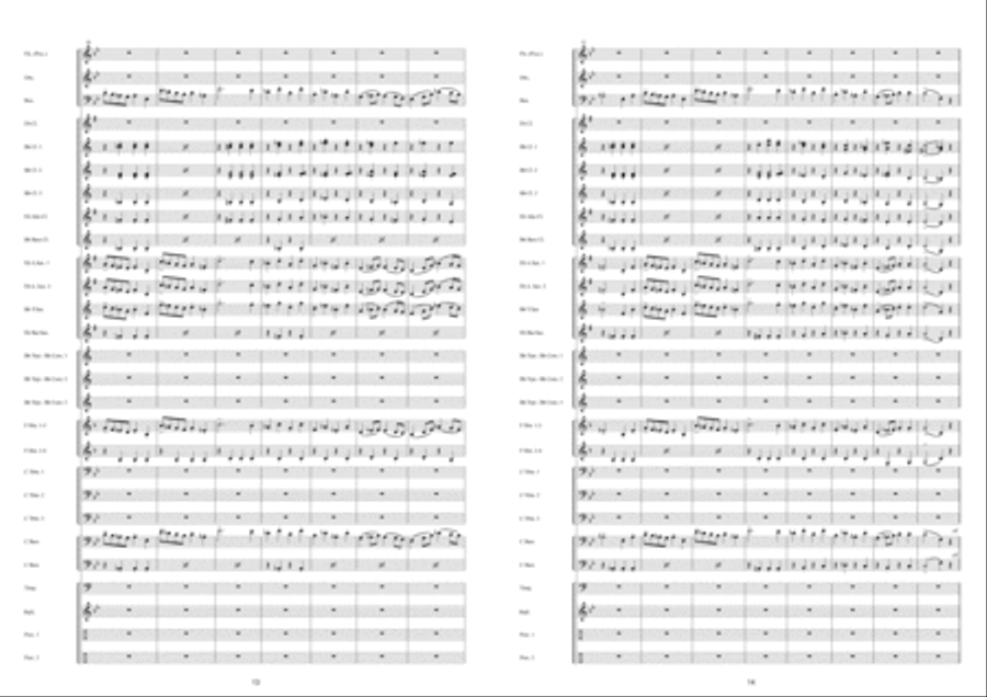 Marche Militaire Française Brass Band scores gallery preview page 8