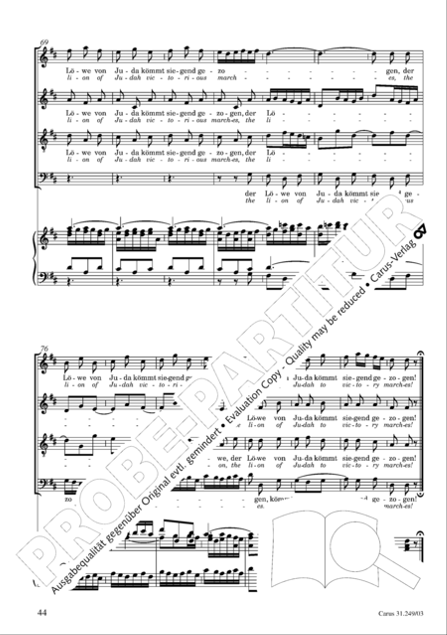 Osteroratorium 4-Part scores gallery preview page 45