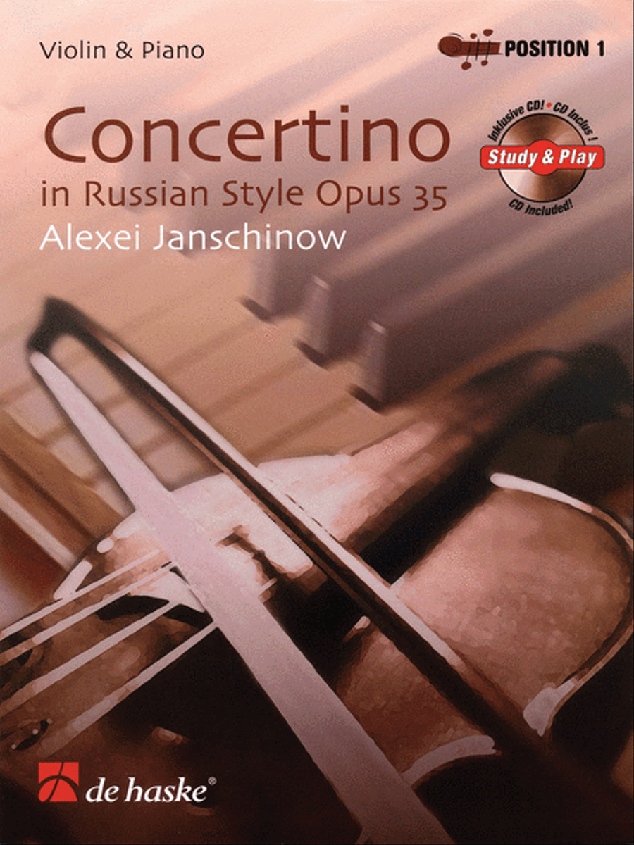 Concertino in Russian Style, Opus 35 Violin Solo scores gallery preview page 1