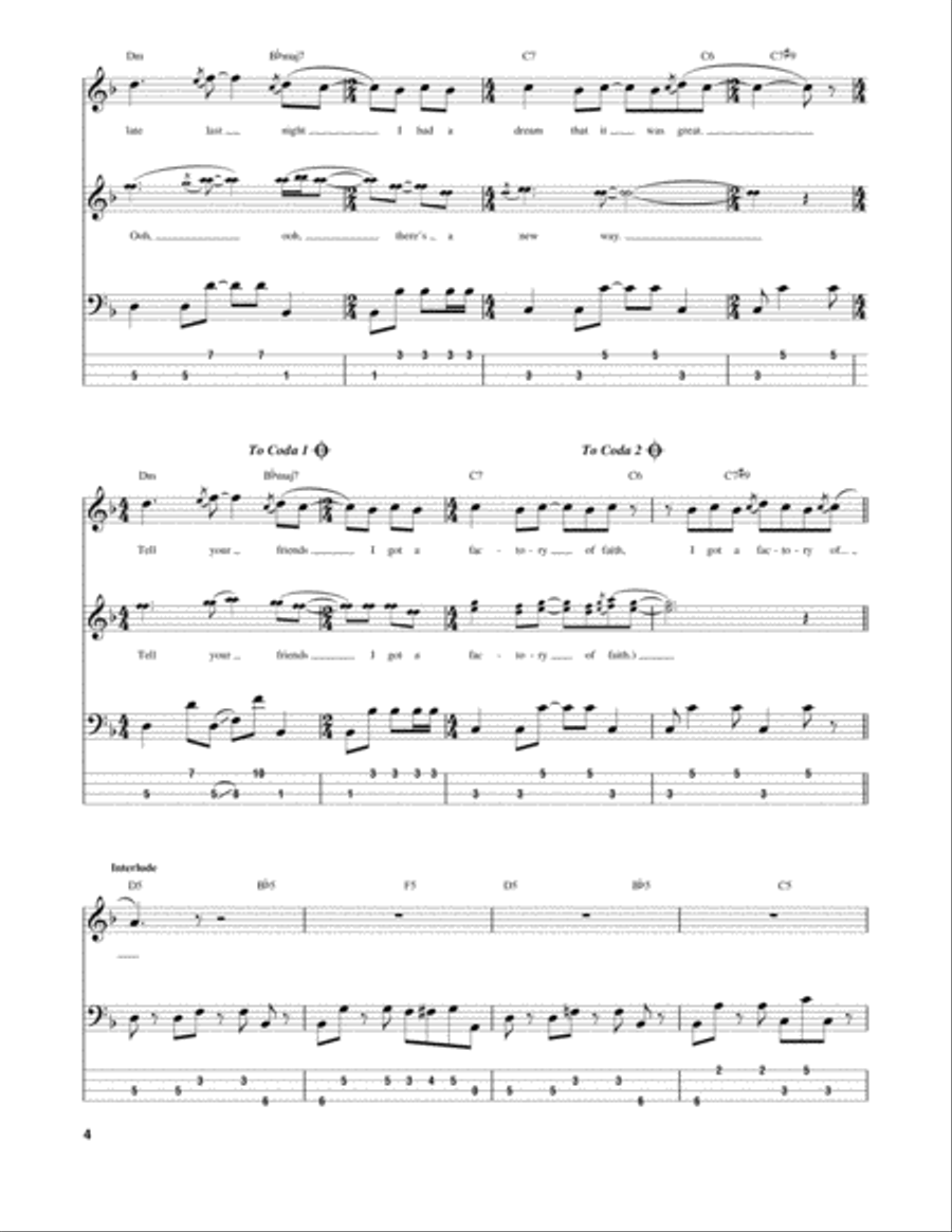 Factory Of Faith Acoustic Guitar scores gallery preview page 4
