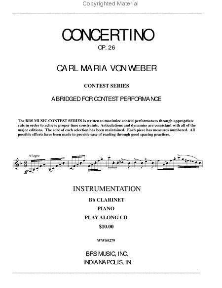 Concertino, Op. 26 image number null