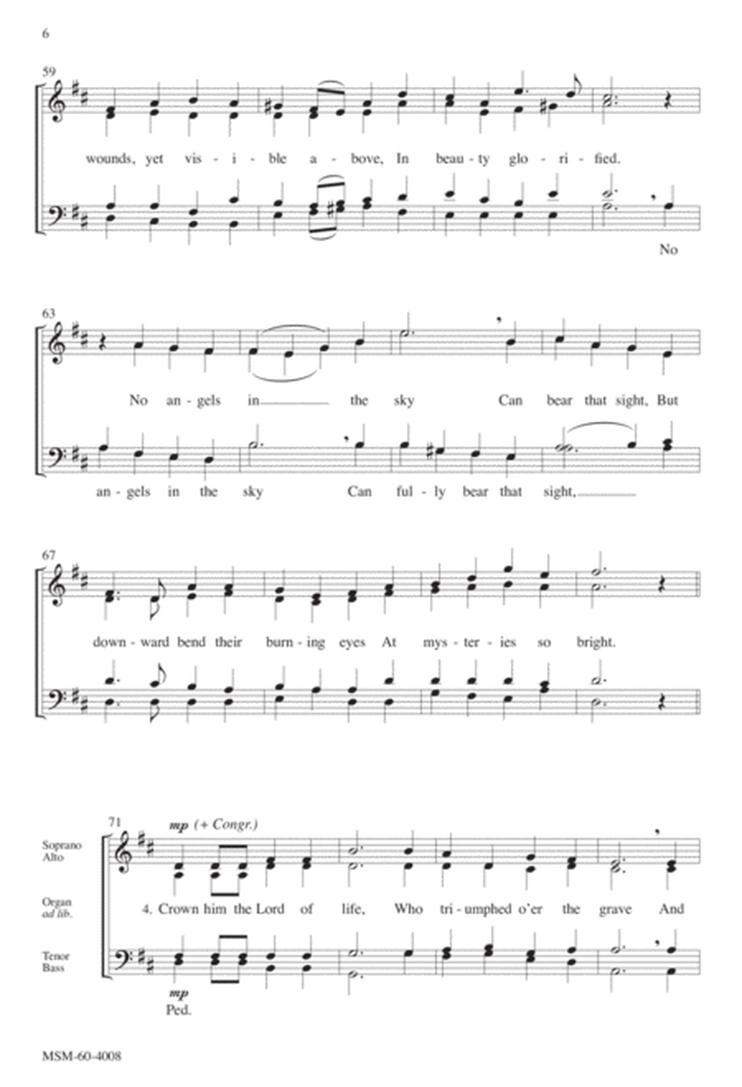 Crown Him with Many Crowns (Downloadable Choral Score)