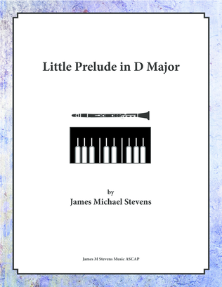 Little Prelude in D Major - Clarinet & Piano