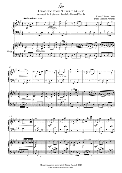 5 Easy Pieces for 2 pianos Book 4. More classics arranged for 2 pianos, 4 hands by Simon Peberdy