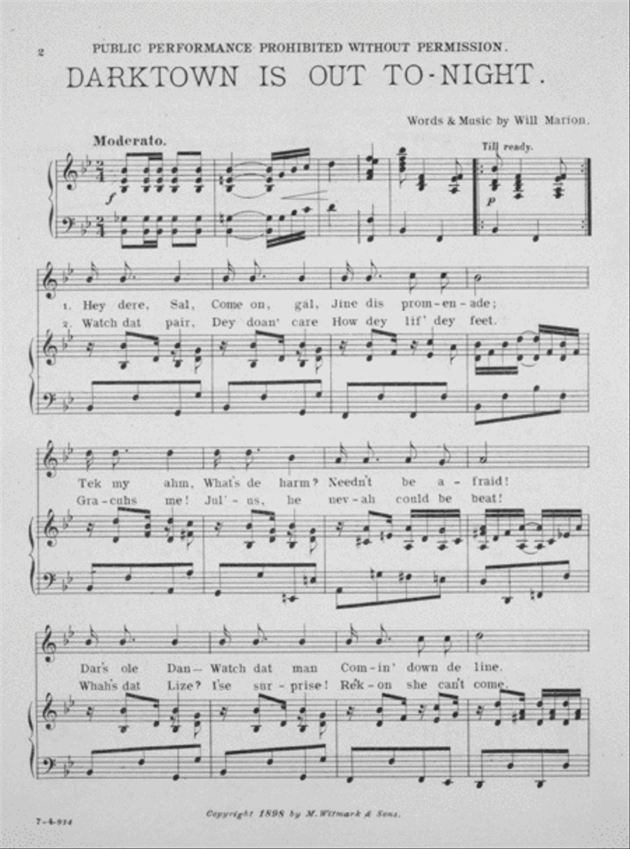 All Over Town. Song and Chorus Choir scores gallery preview page 2
