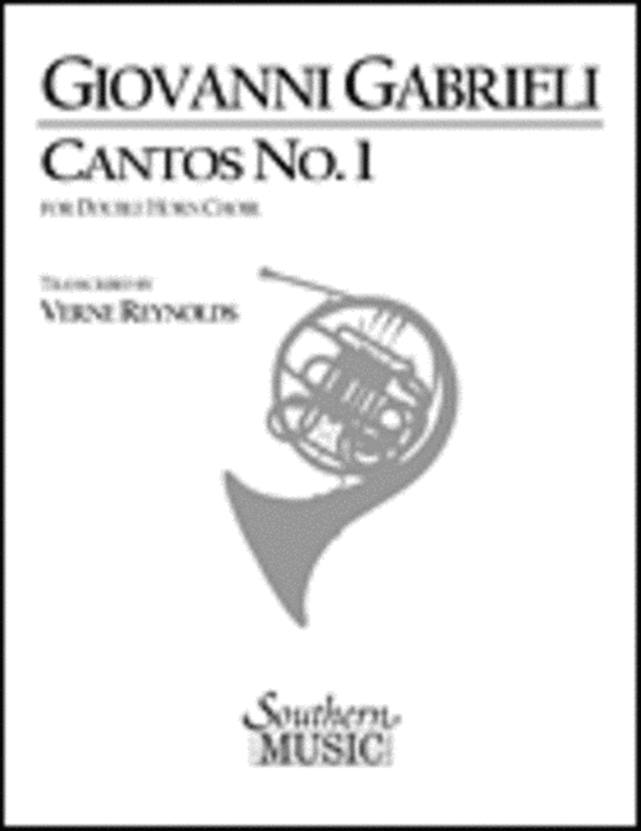 Cantos No. 1 (Archive) Choir scores gallery preview page 1