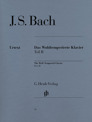 Book cover for The Well-Tempered Clavier – Part II, BWV 870-893