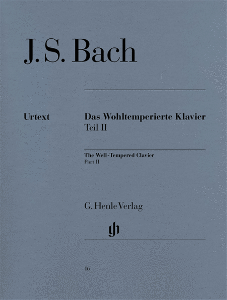 The Well-Tempered Clavier – Part II, BWV 870-893