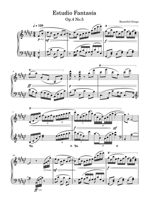 Estudio Fantasía-Beautiful things Op.4 No.5