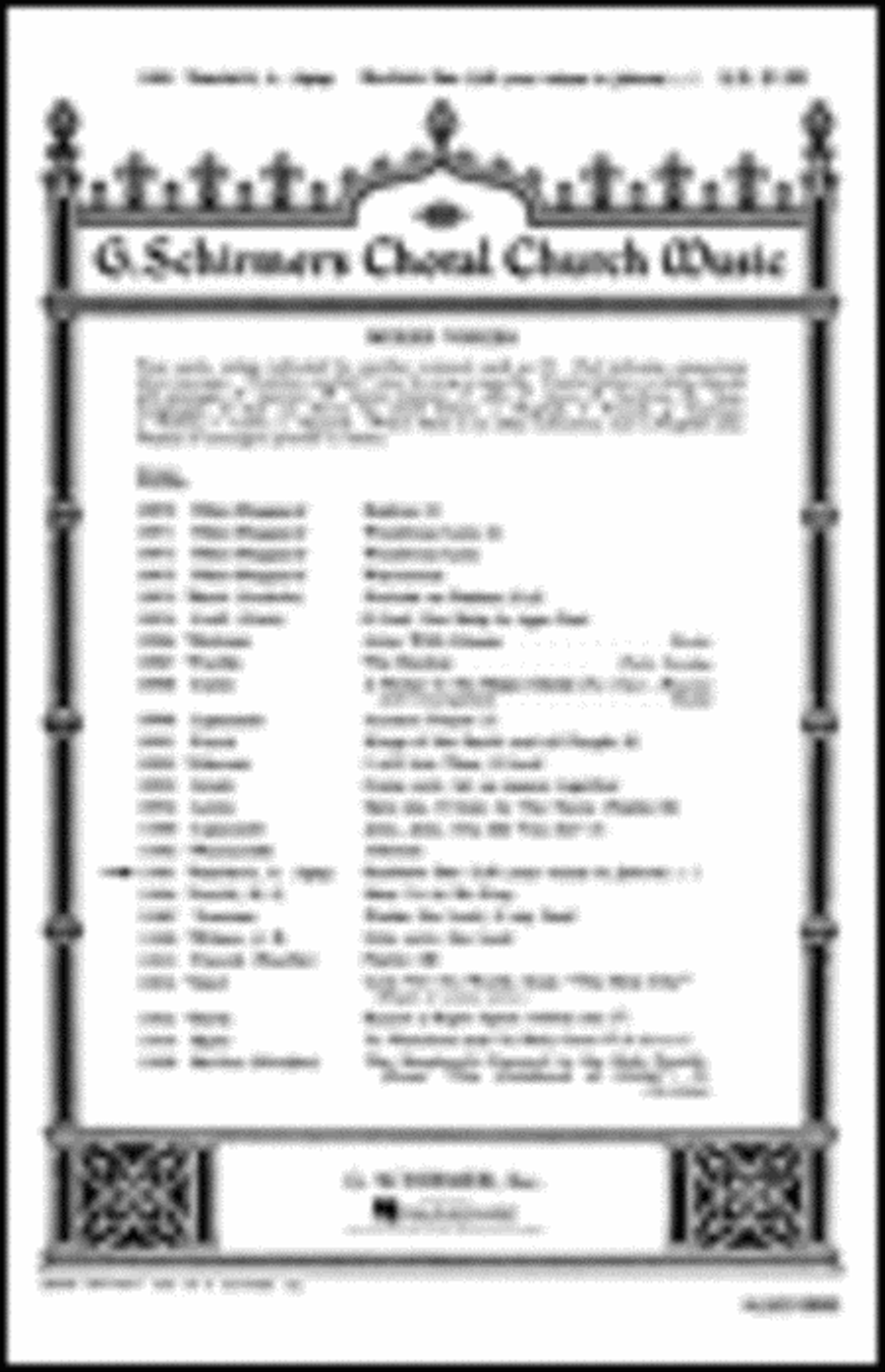 Exultate Deo (Life Your Voices to Jehovah) 4-Part scores gallery preview page 1