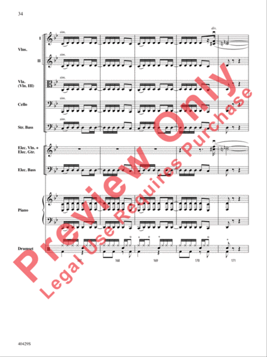 Wish Liszt Wish Liszt String Orchestra scores gallery preview page 35