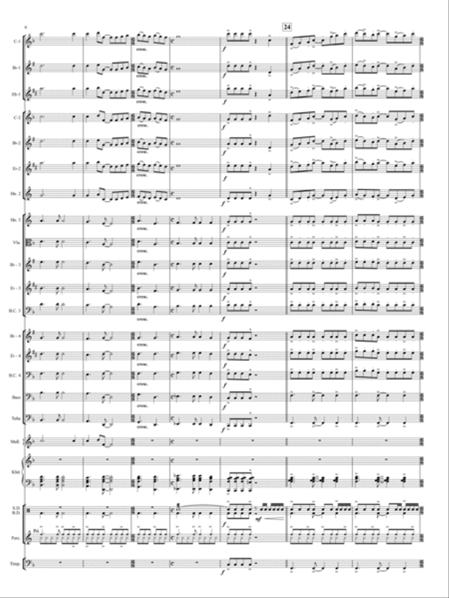 Brandon Bay Brandon Bay Concert Band scores gallery preview page 5