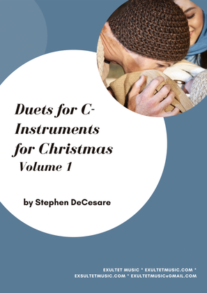 Book cover for Duets for C-Instruments for Christmas (Volume 1)