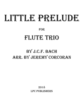 Book cover for Little Prelude for Three Flutes