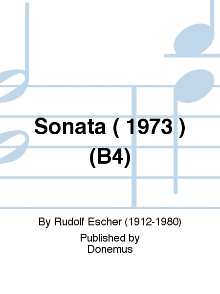 Sonata ( 1973 ) (B4)
