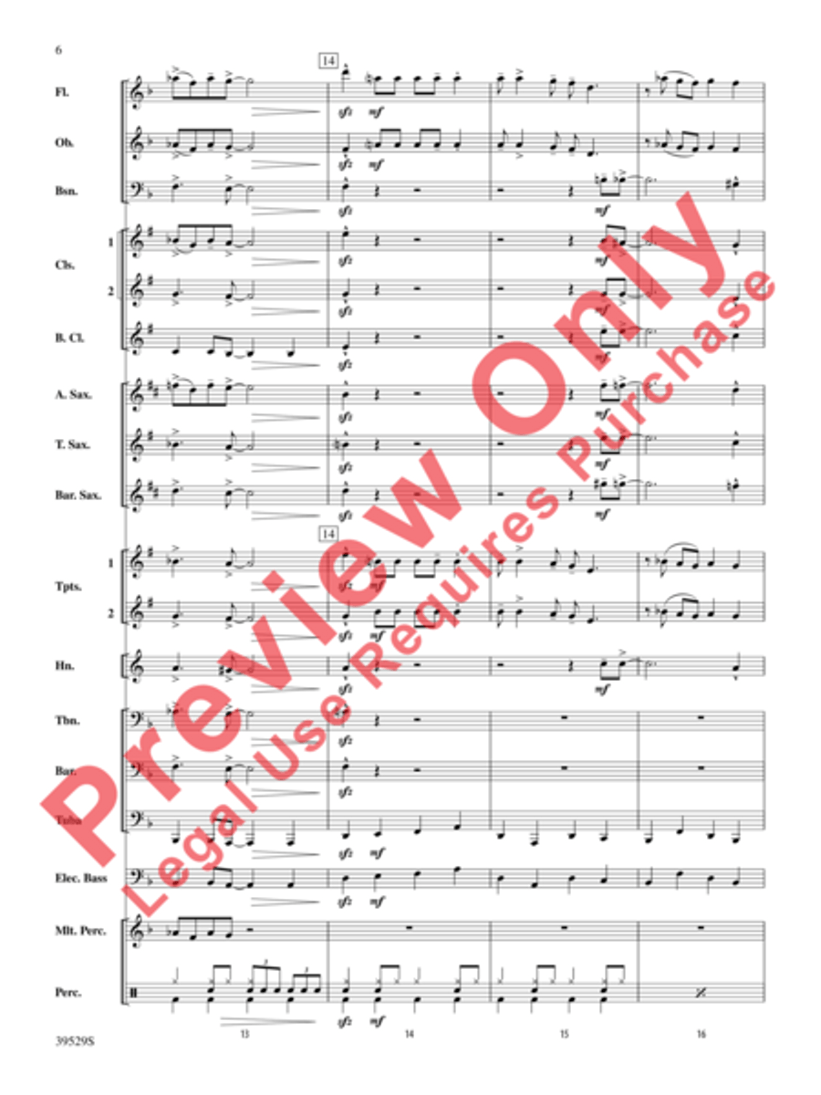Minnie the Moocher Minnie the Moocher Concert Band scores gallery preview page 7