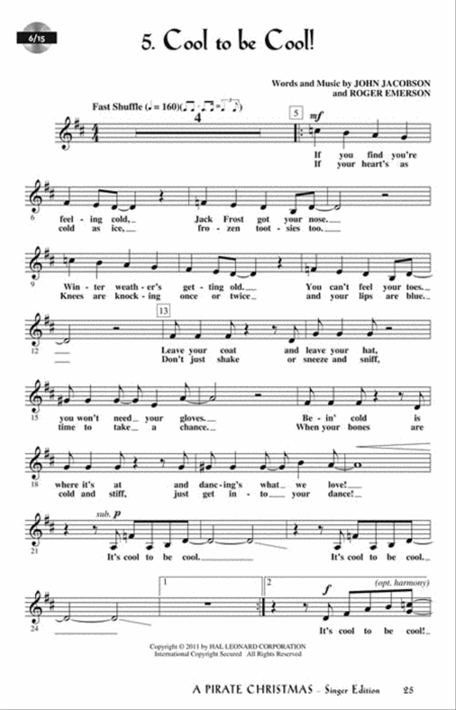 A Pirate Christmas Choir scores gallery preview page 5
