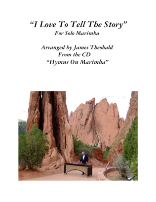 Book cover for Solo Marimba "I Love To Tell The Story" 3 Min.