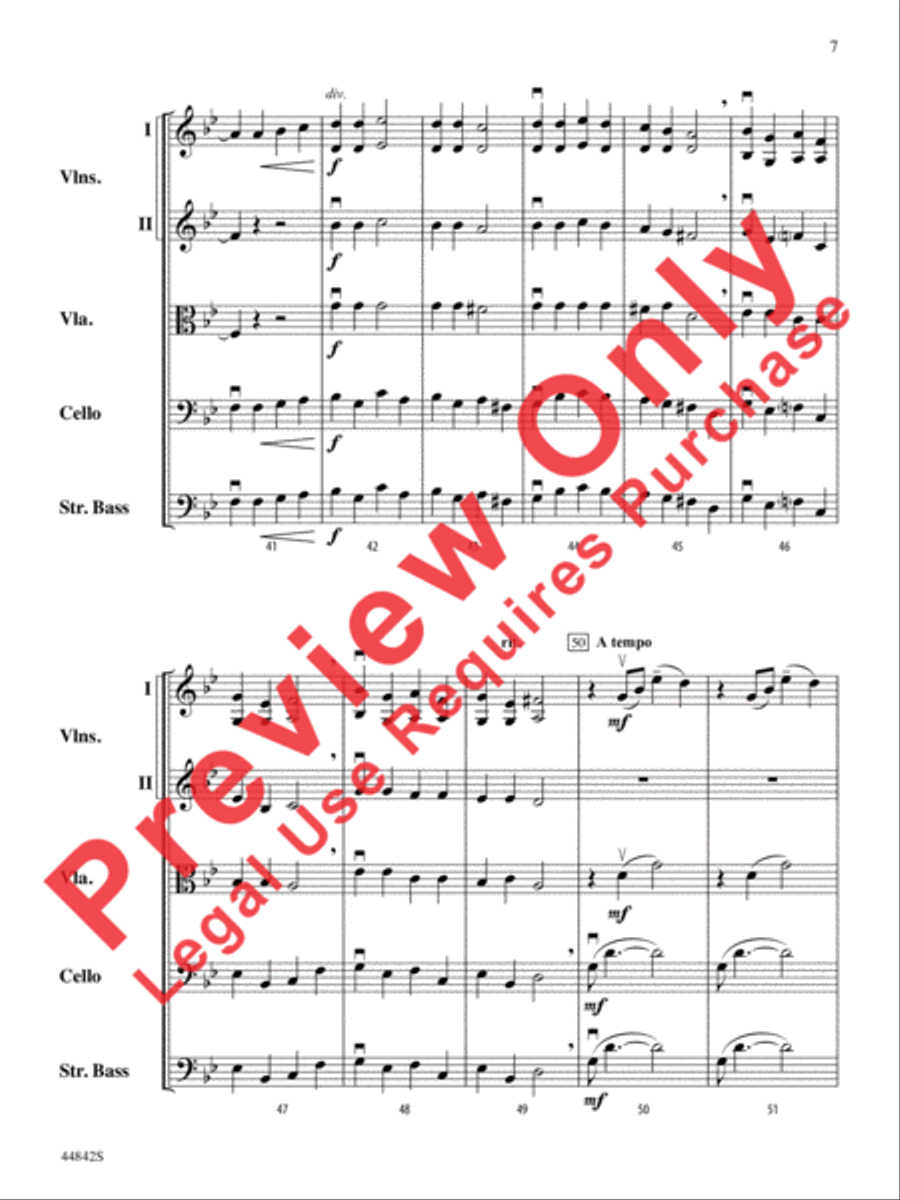 Russian Fantasy Russian Fantasy String Orchestra scores gallery preview page 20