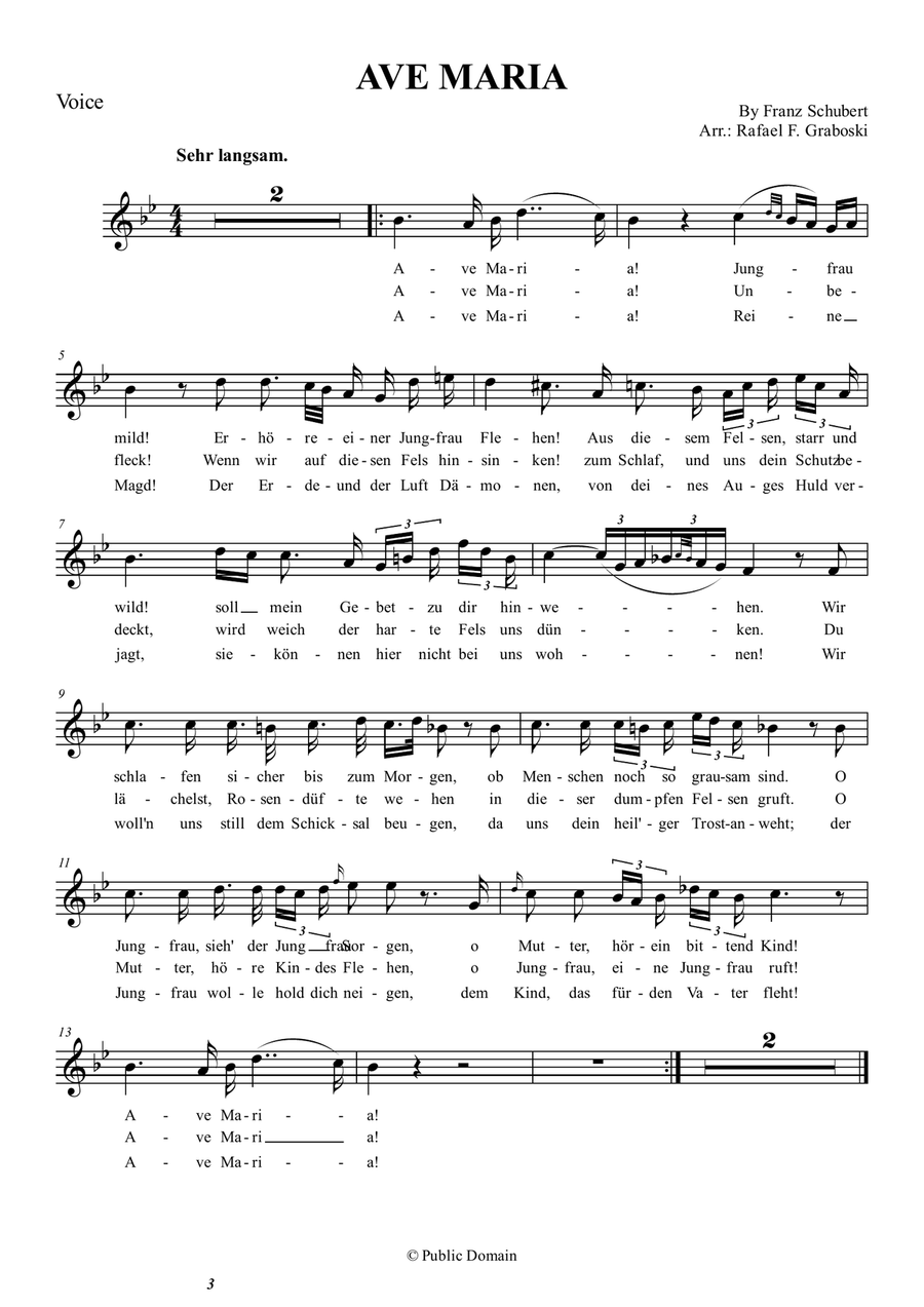 Ave Maria Ave Maria Chamber Orchestra scores gallery preview page 5