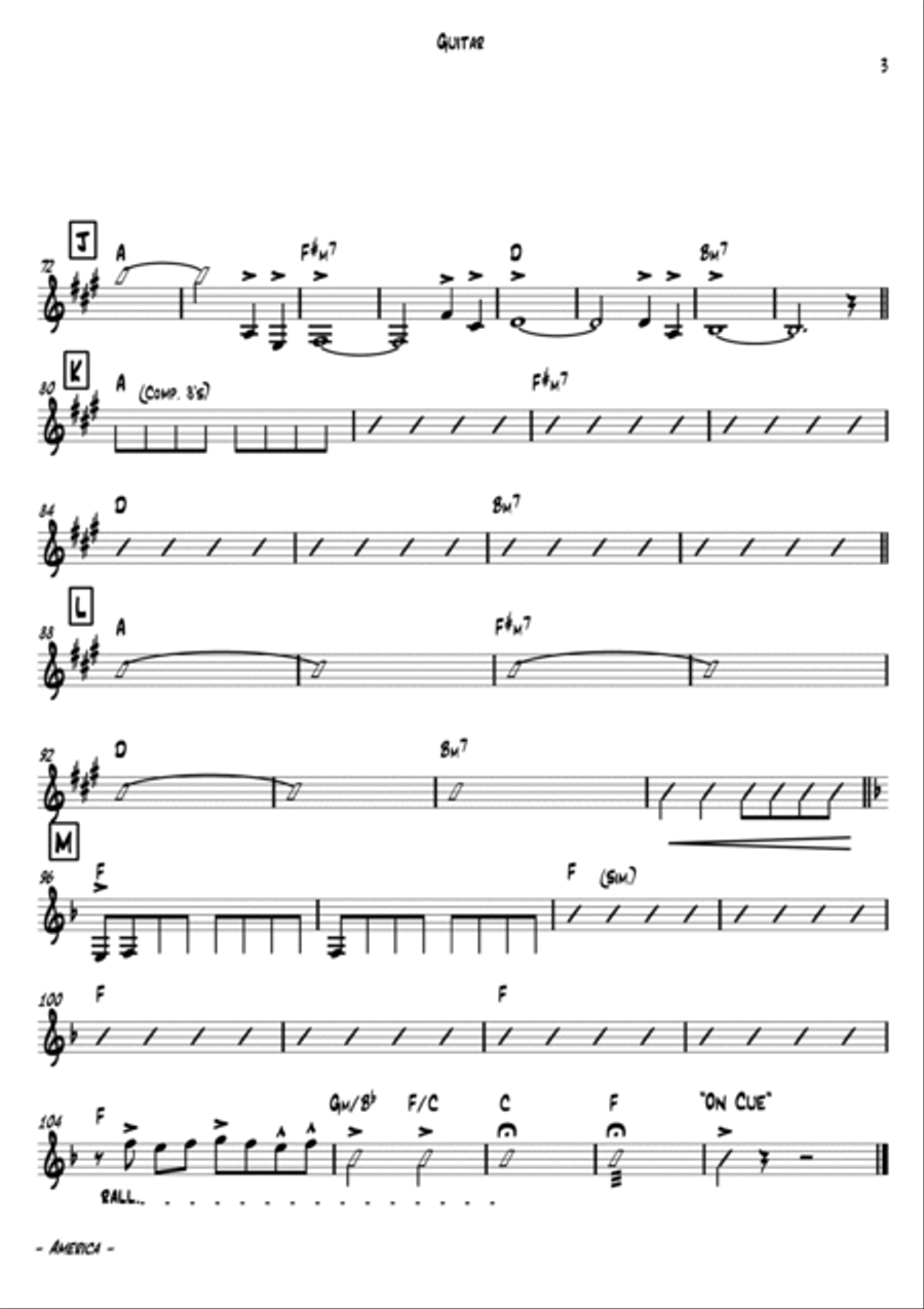 America Choir scores gallery preview page 4