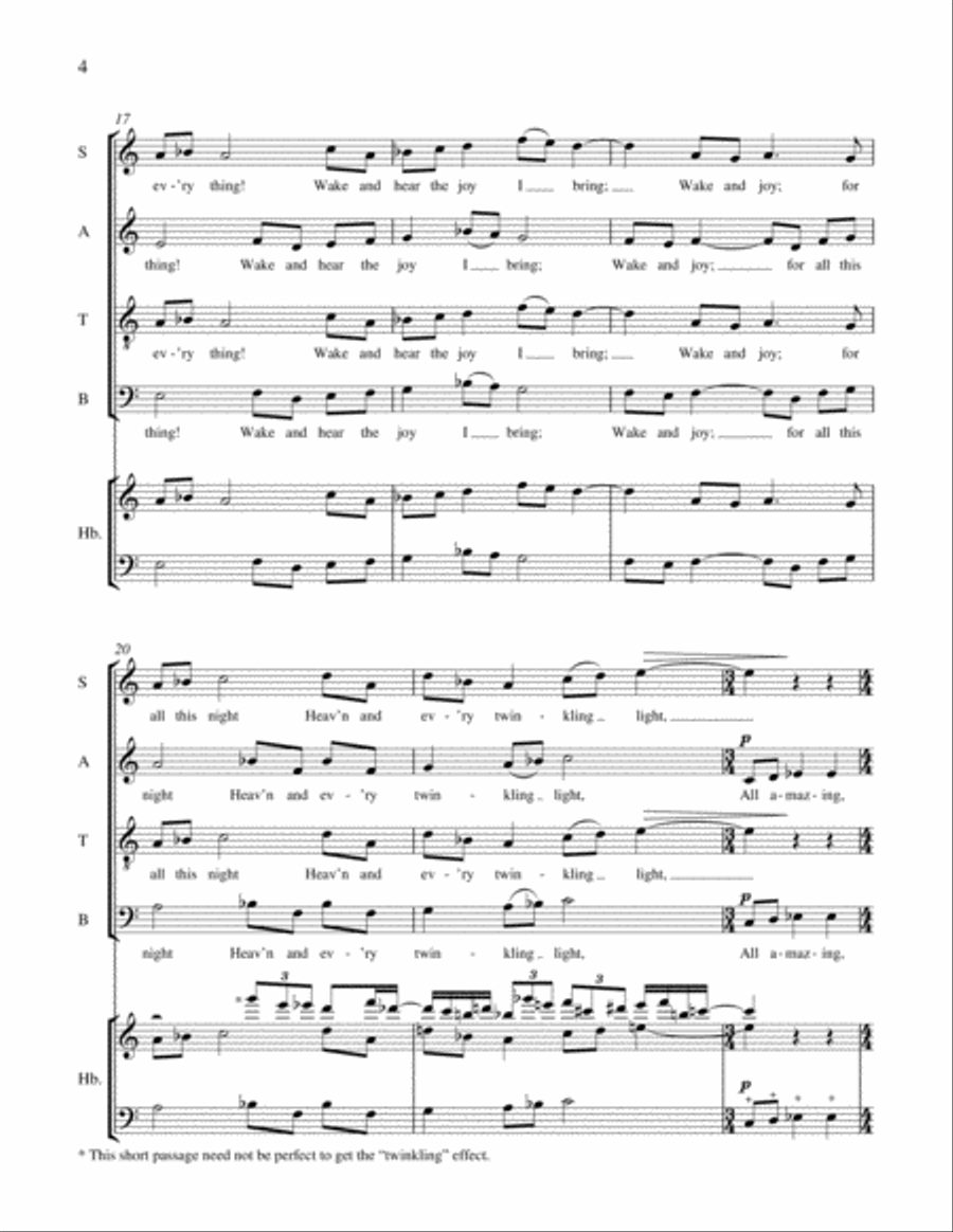 Hail, O Blessed Light Hail, O Blessed Light 4-Part scores gallery preview page 4