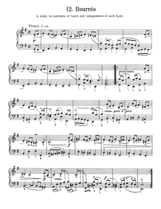 Bourree, BWV 996