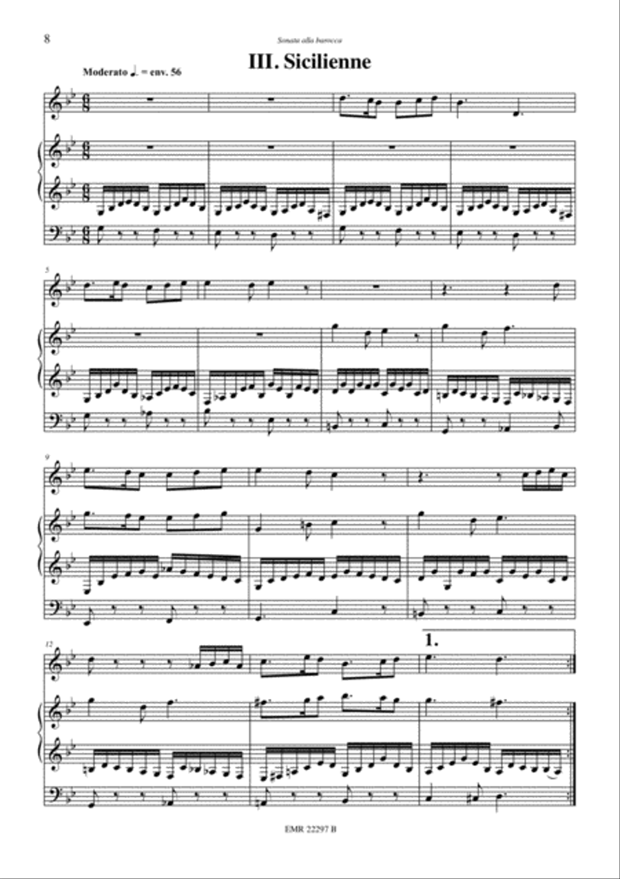 Sonata alla Barocca B-Flat Trumpet scores gallery preview page 5
