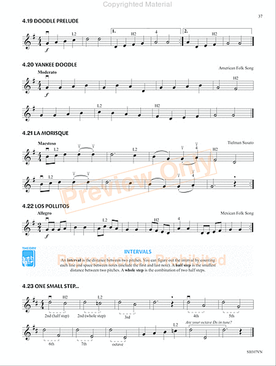 Measures of Success for String Orchestra-Violin Book 1 Chamber Orchestra scores gallery preview page 40