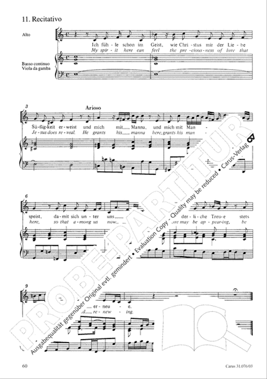 The heavens are telling the Father's glory (Die Himmel erzahlen die Ehre Gottes) 4-Part scores gallery preview page 61