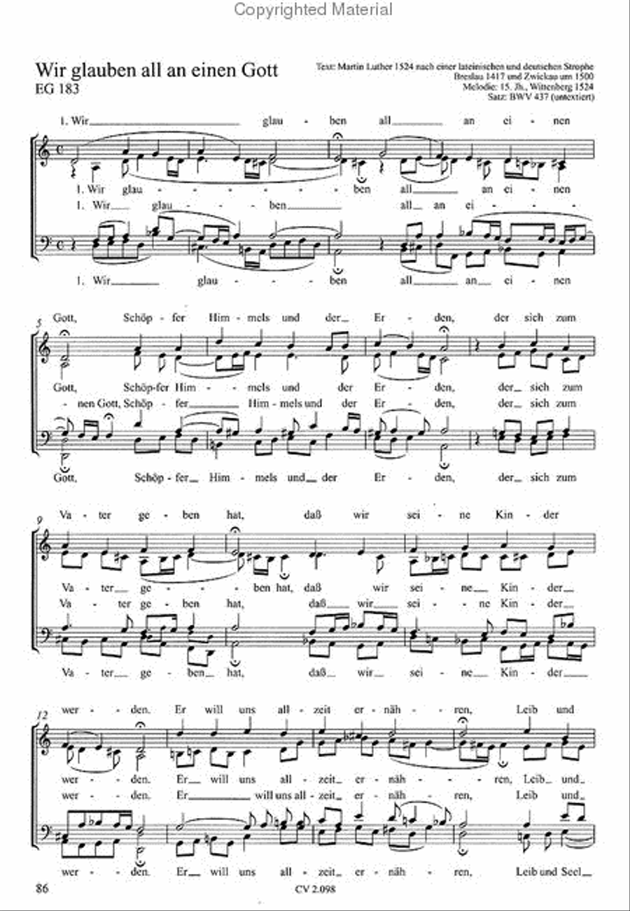 Chorale zum EG und GL Chorale zum EG und GL Choir scores gallery preview page 6