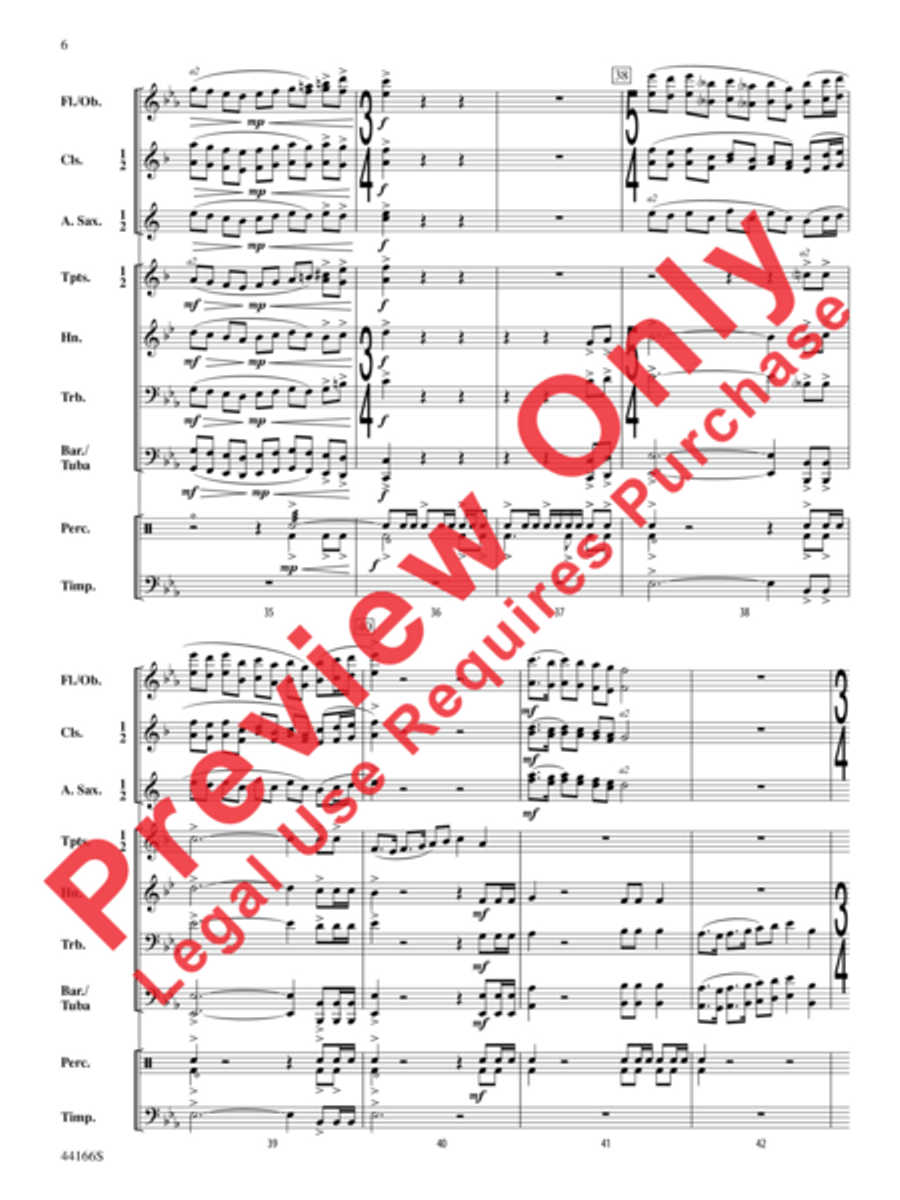 Point of the Mountain Concert Band scores gallery preview page 7