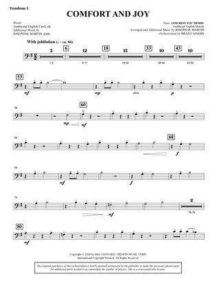 Book cover for Comfort And Joy (Full Orchestra) - Trombone 1