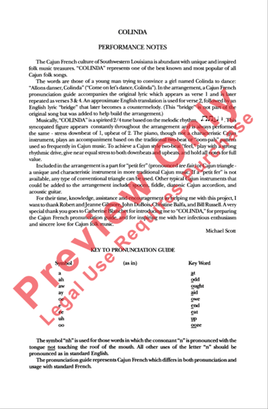Colinda 2-Part scores gallery preview page 2
