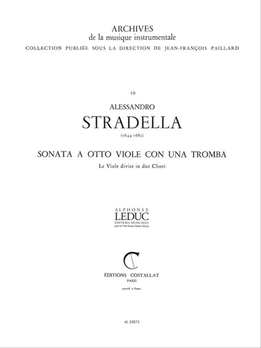Sonata A 8 Viole E 1 Tromba (trumpet & Orchestra) Collection / Songbook scores gallery preview page 1