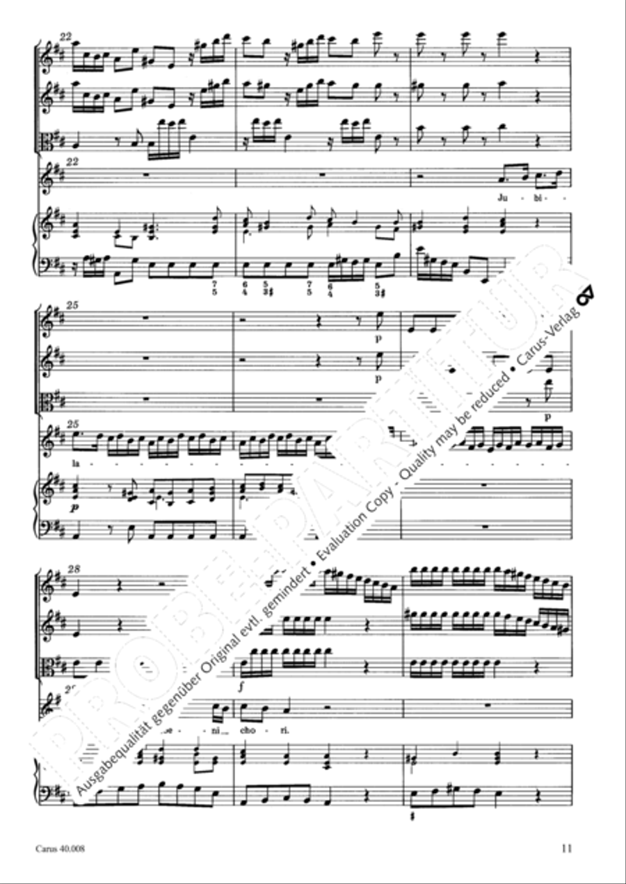 Introduzione e Gloria 4-Part scores gallery preview page 12