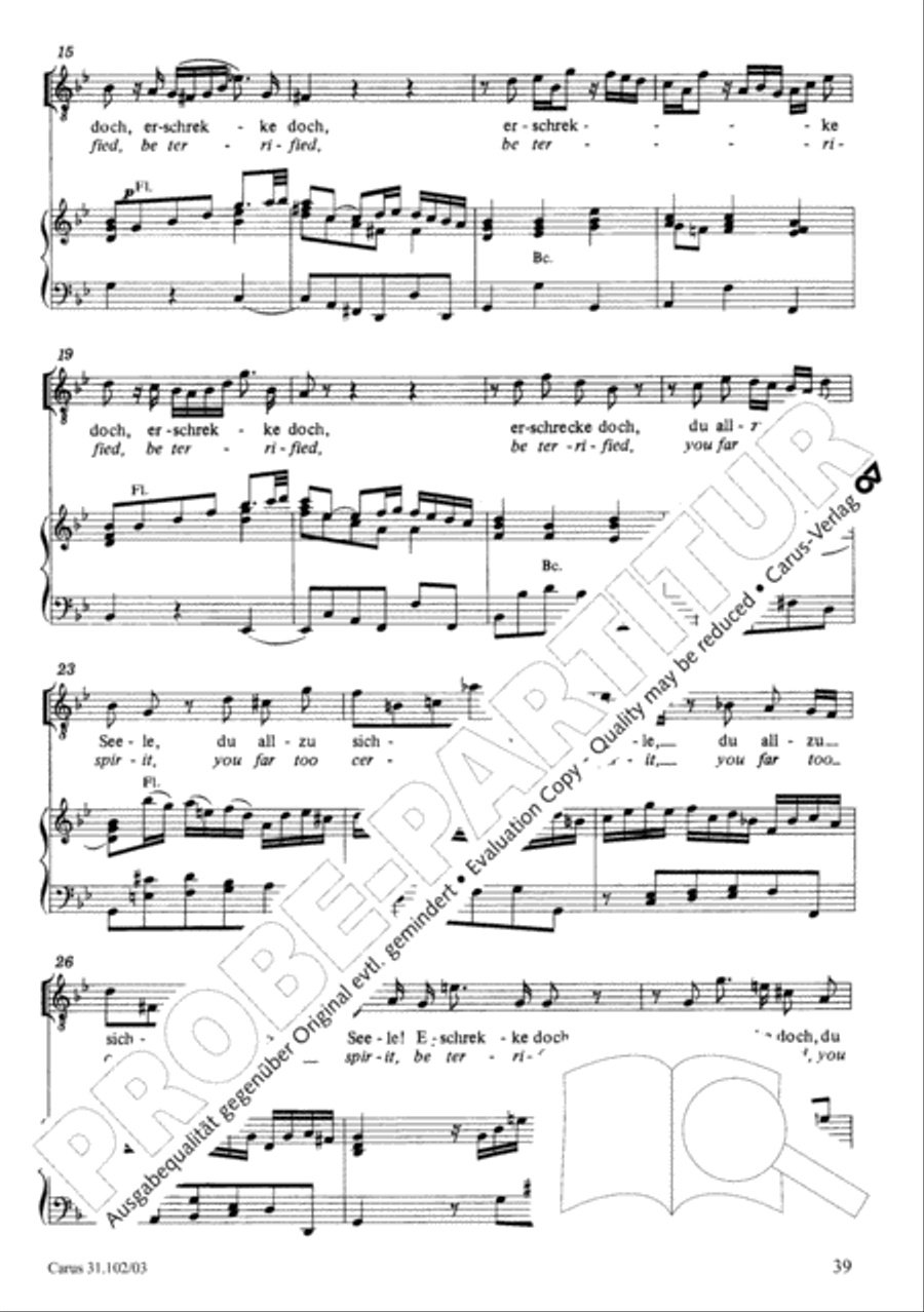 Lord God, your eyes are seeing truth in trusting (Herr, deine Augen sehen nach dem Glauben) ATB scores gallery preview page 40