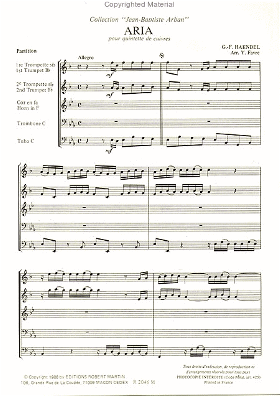 Aria Voice Solo scores gallery preview page 2