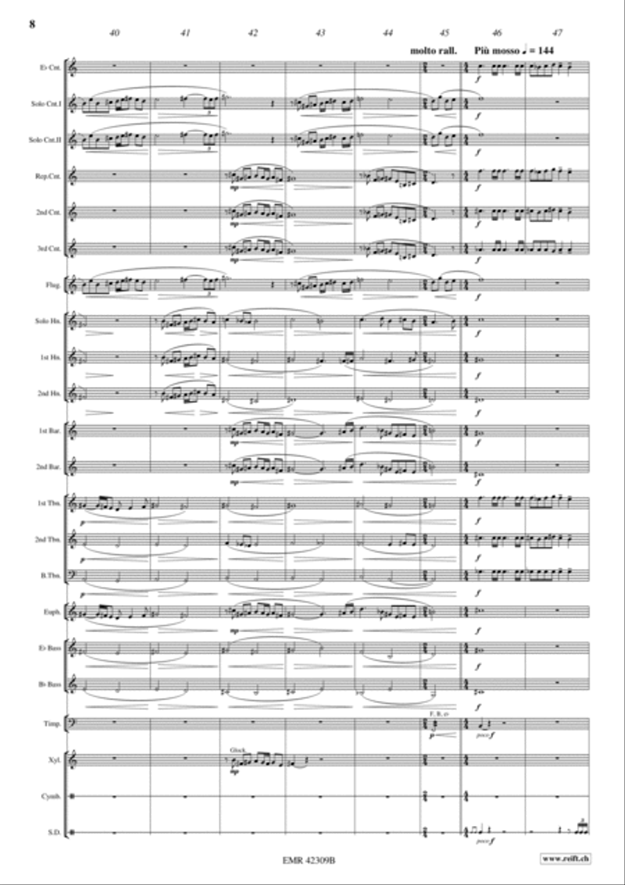 Knights Of The Round Table Brass Band scores gallery preview page 8