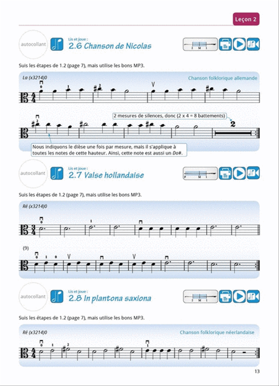 Le Monde de l'Alto Volume 2 Viola Solo scores gallery preview page 4