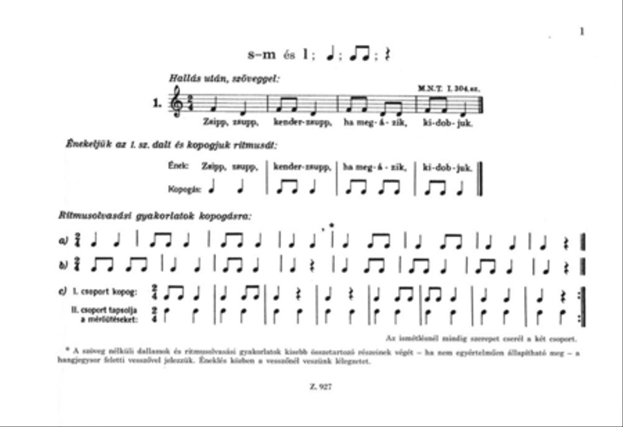 Solfeggio Beispielsammlung