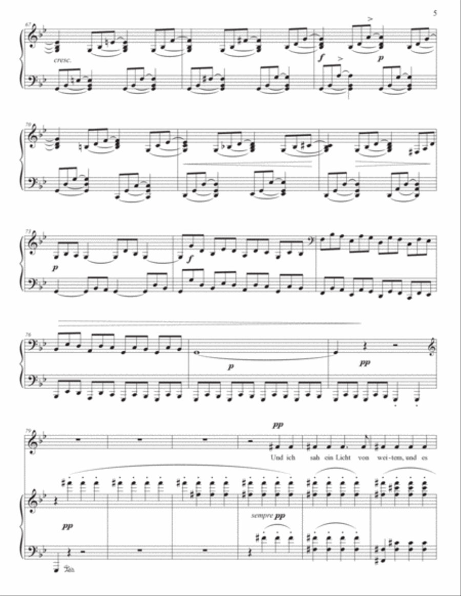 LOEWE: Der Schatzgräber, Op. 59 no. 3 (transposed to G minor) Voice scores gallery preview page 6