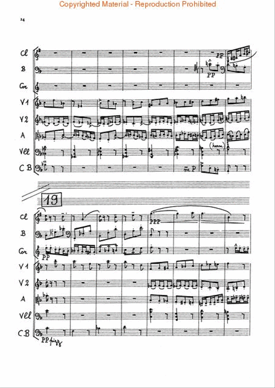 Octet for Winds & Strings Orchestra scores gallery preview page 4