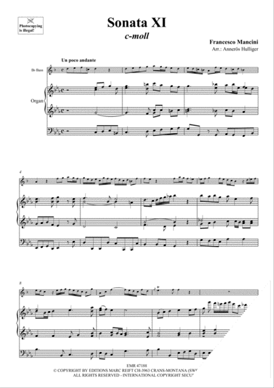 Sonata XI Sonata XI Organ scores gallery preview page 3
