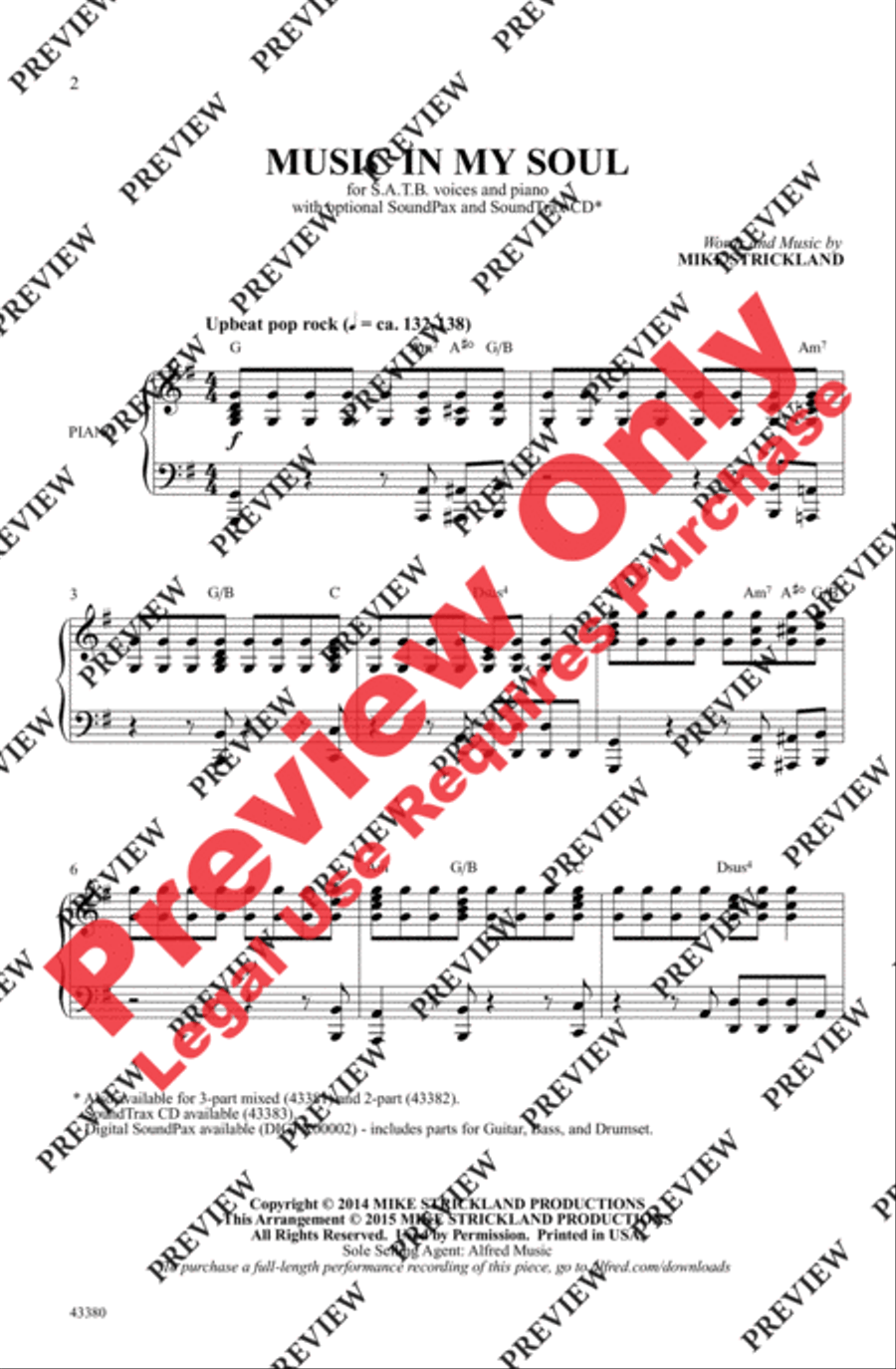 Music in My Soul - SoundTrax CD (CD only) Choir scores gallery preview page 2