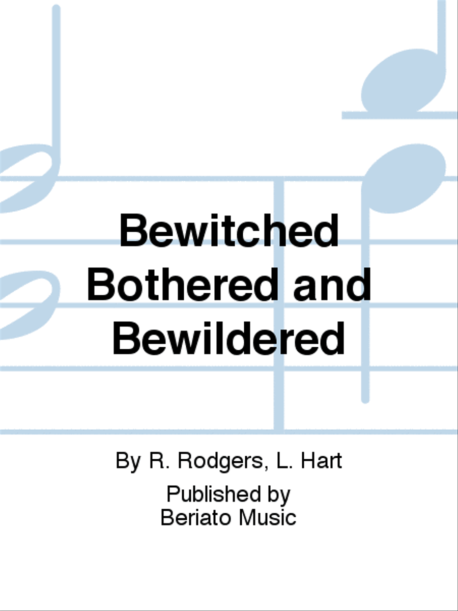 Bewitched Bothered and Bewildered Piano, Vocal, Guitar scores gallery preview page 1