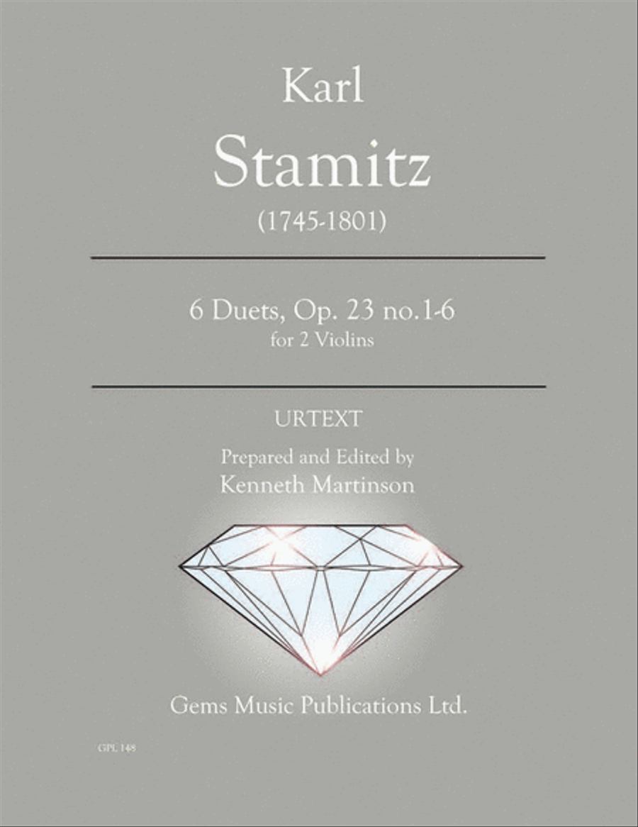 6 Duets, Op. 23 no. 1-6 for 2 Violins